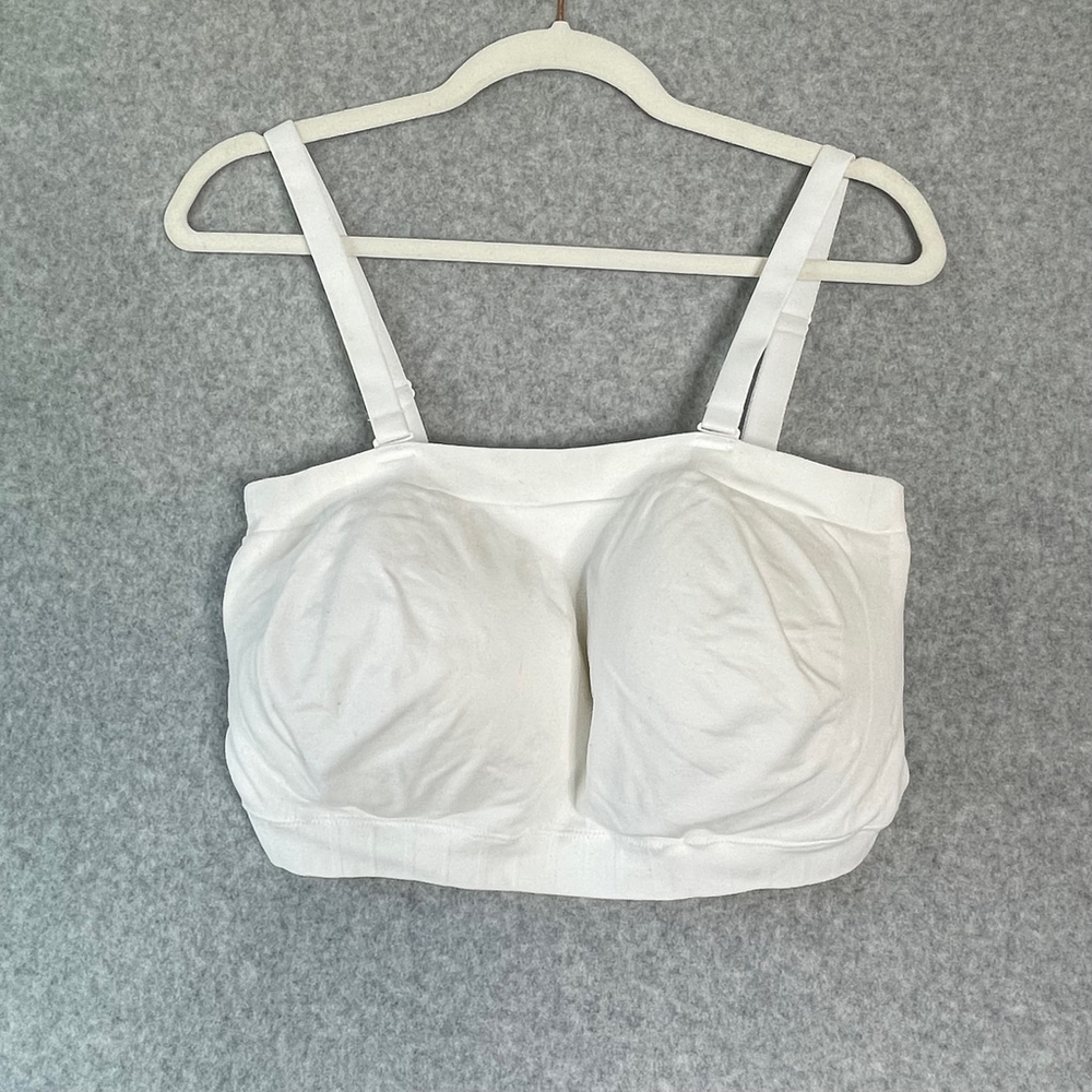 Truekind White Wireless Bra XXXL